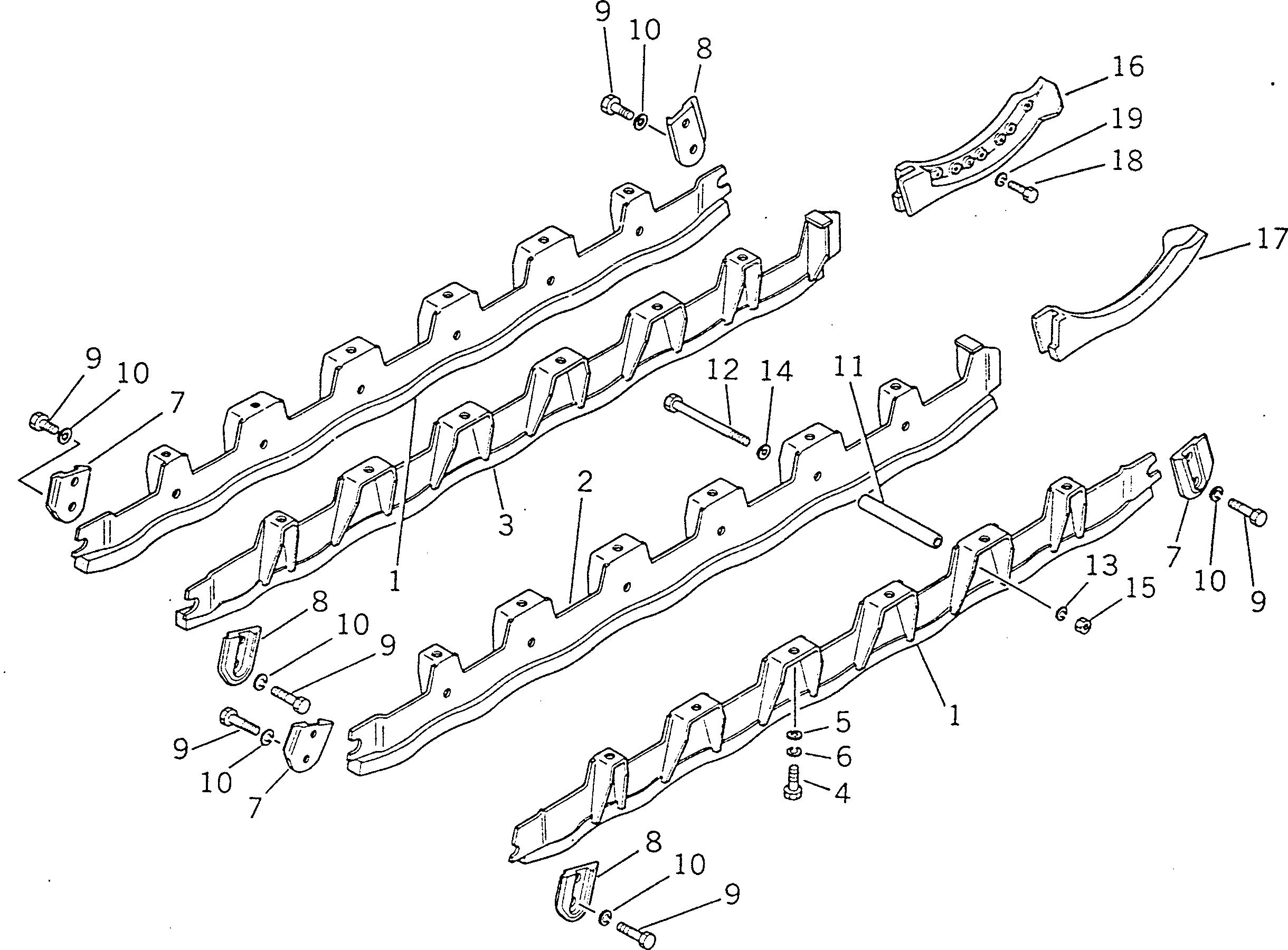 Болт 01011-62705  Komatsu