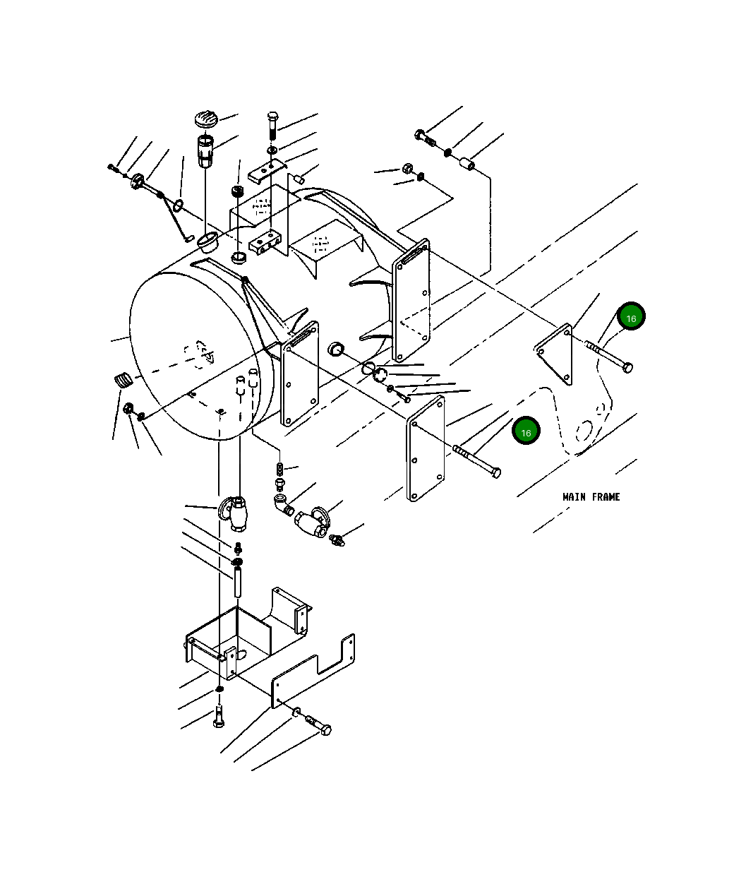 Болт 561-41-62570 Komatsu