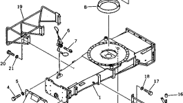 Крышка 22C-47-11230 Komatsu