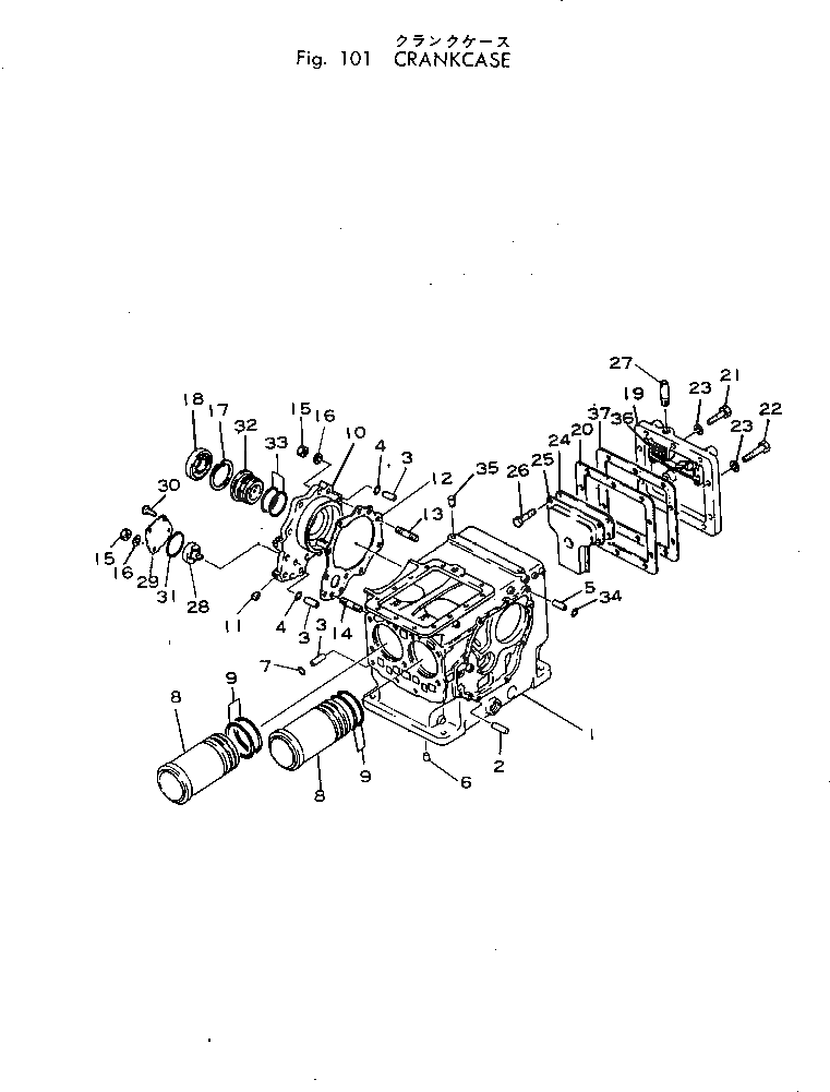Болт KT01053-00838  Komatsu