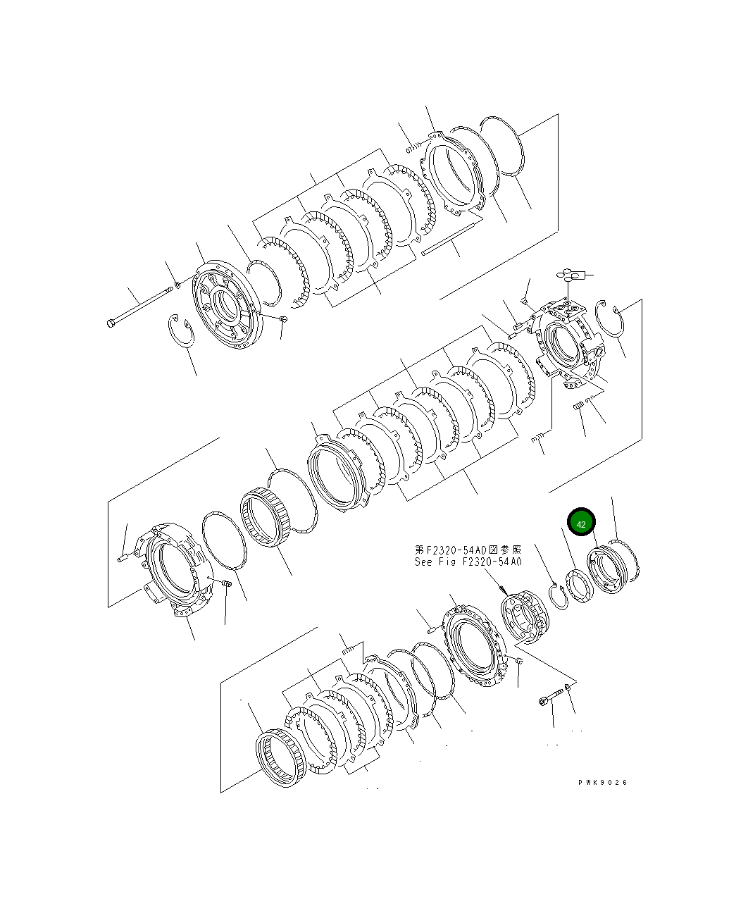 Крышка 14X-15-12370 Komatsu