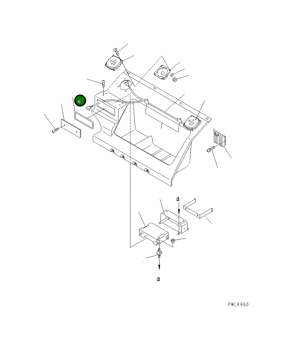Крышка 20Y-06-K2180 Komatsu