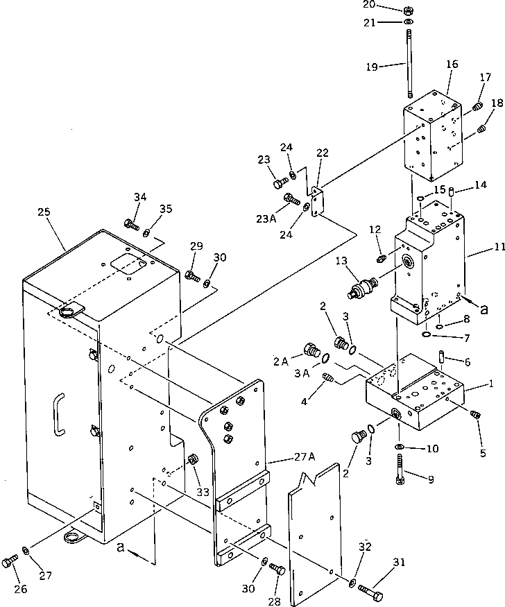 Болт 01253-41405 Komatsu