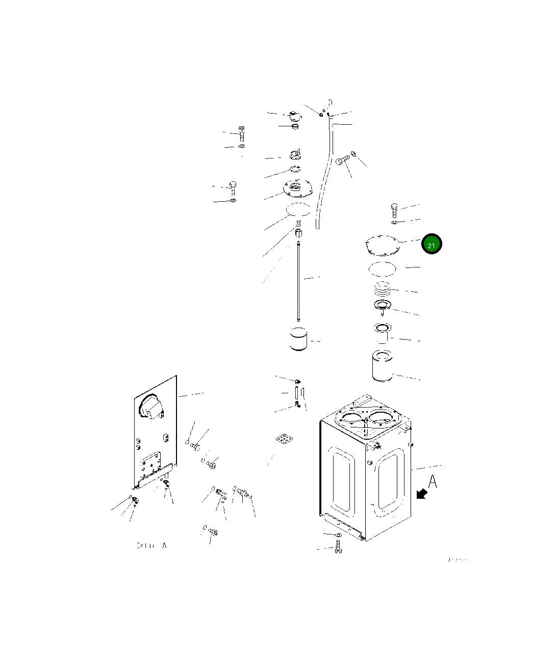 Крышка 2A5-60-11150 Komatsu