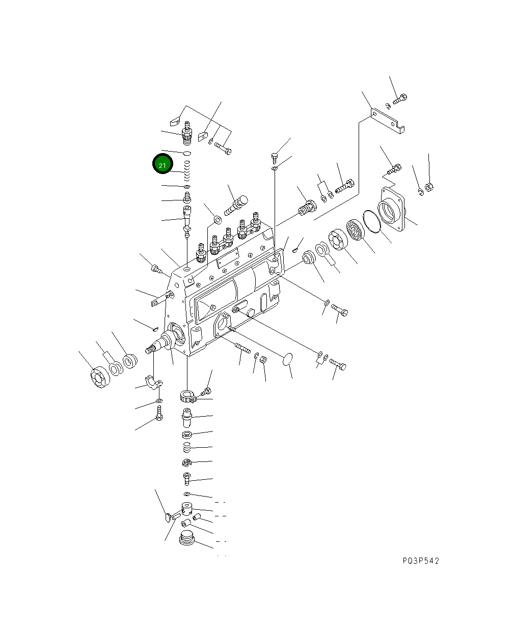 Кольцо уплотнительное (O-Ring) DK029632-0070 Komatsu