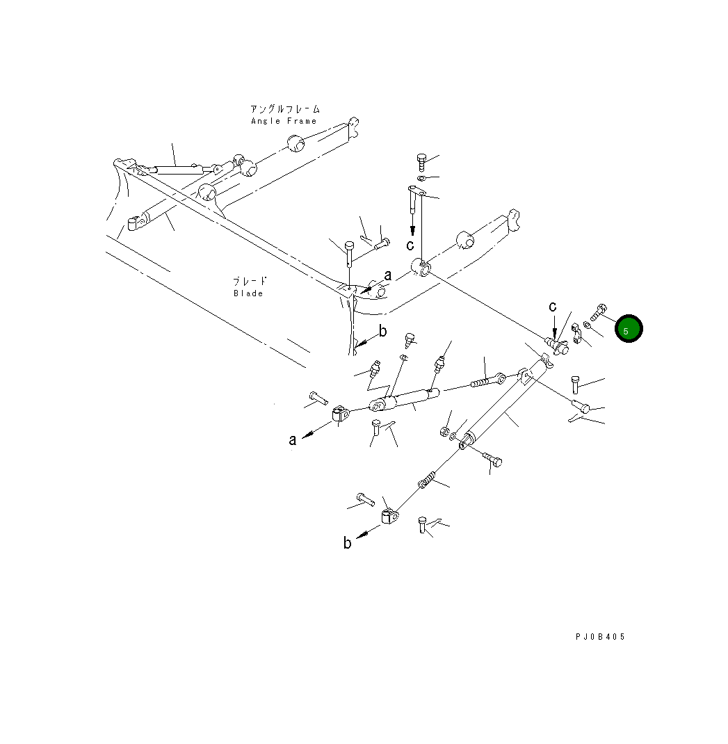 Болт 01010-52095 Komatsu