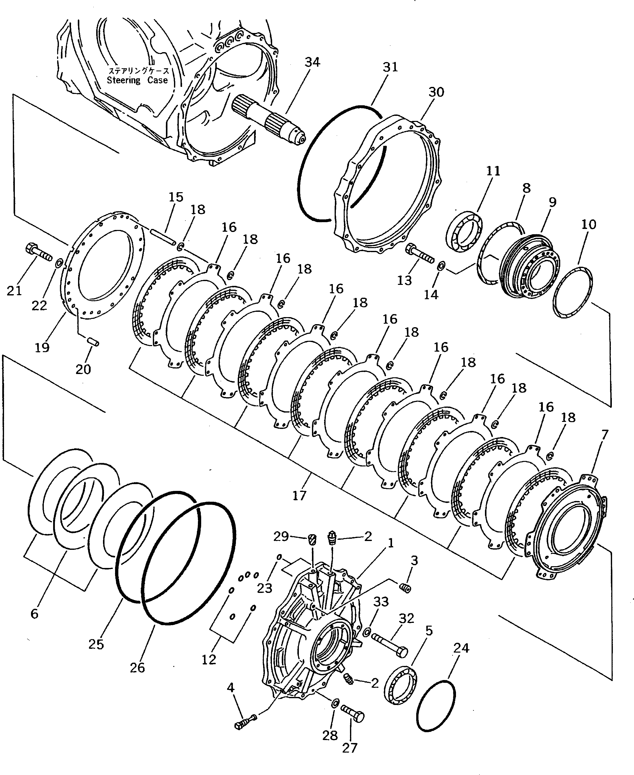 Кольцо уплотнительное (O-Ring) 07000-15500  Komatsu