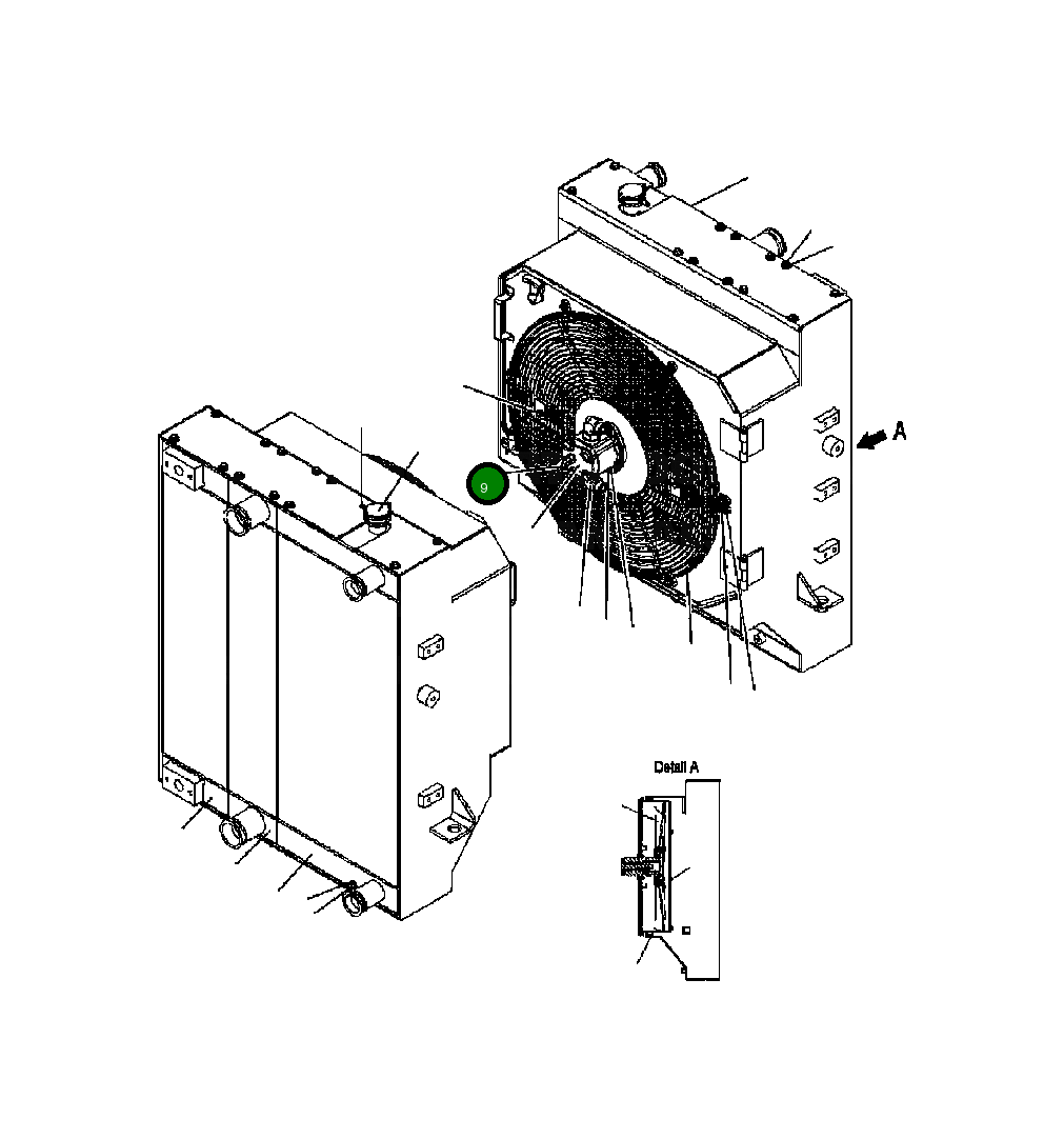 Болт AF8050.033.0000 Komatsu