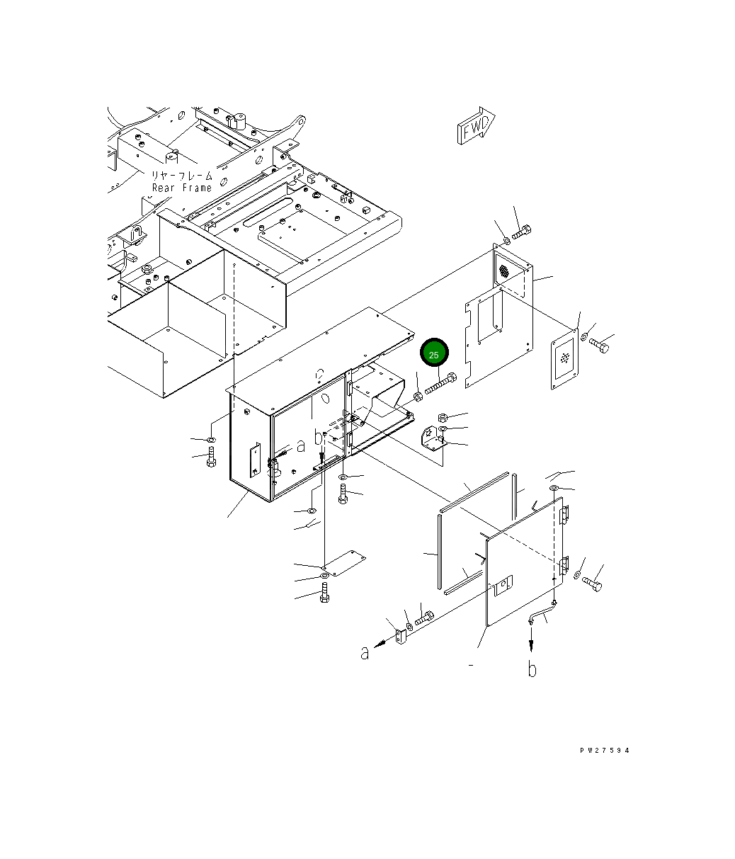 Болт 01016-51075 Komatsu