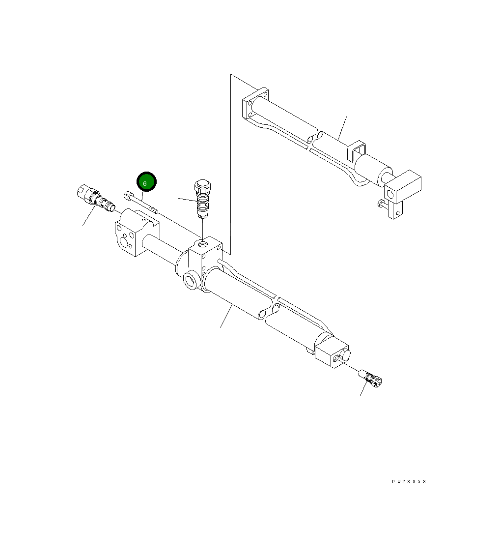 Болт MH21079-12060 Komatsu