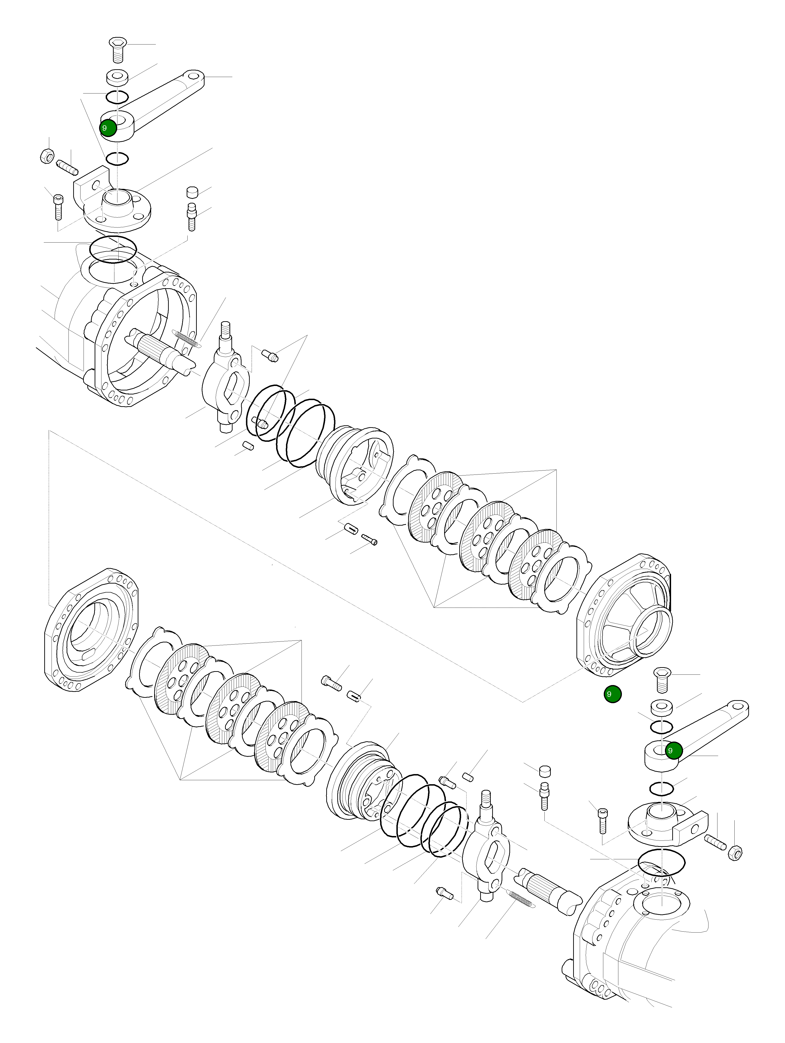 Кольцо уплотнительное (O-Ring) 42U-23-H0P72 Komatsu