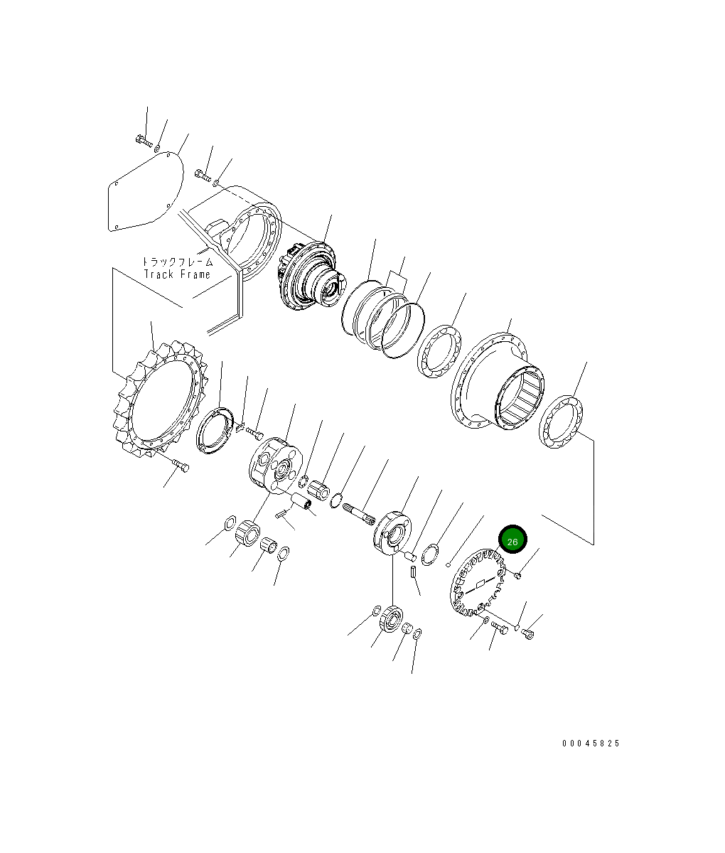 Крышка 20Y-27-41160 Komatsu