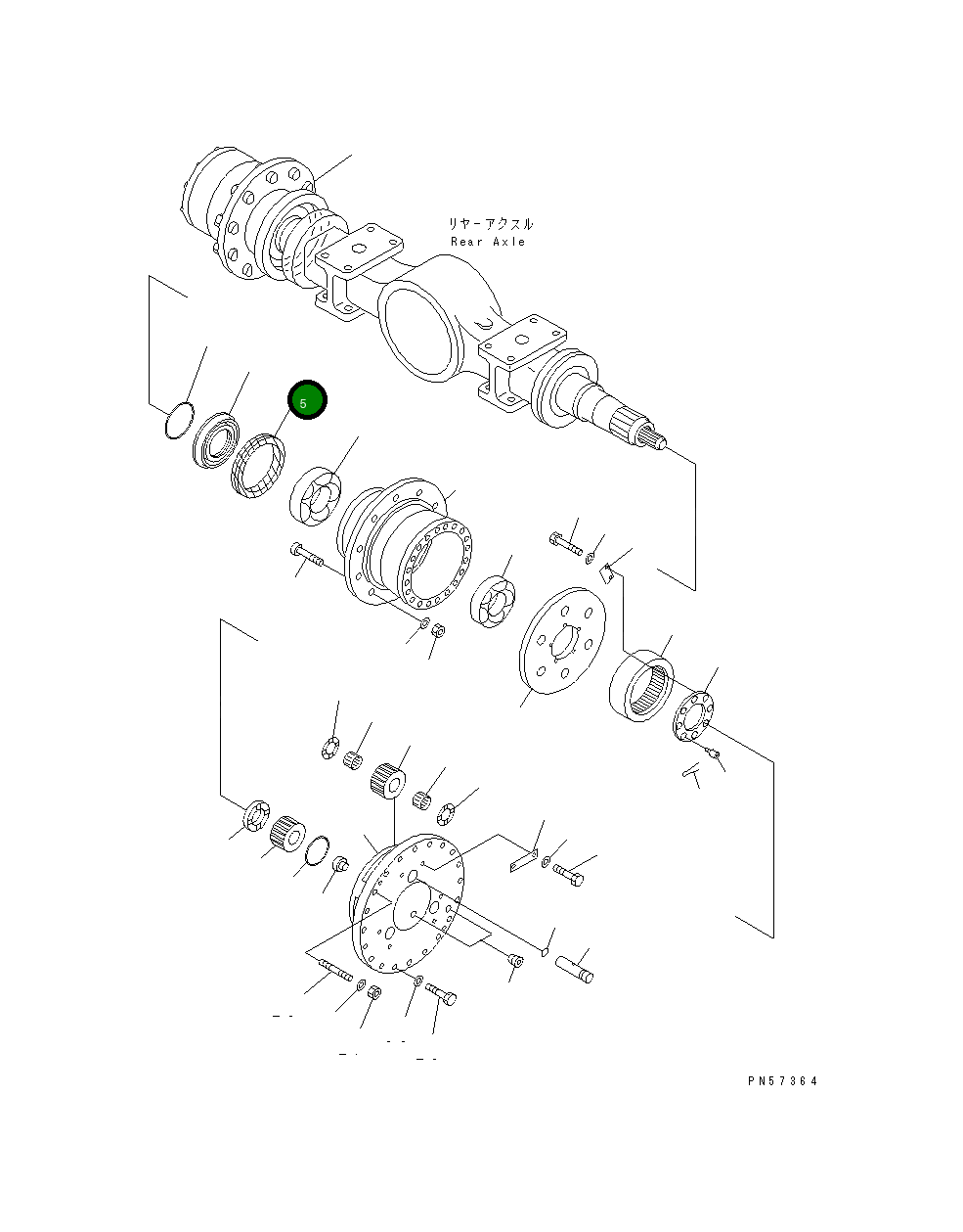 Болт 01010-51645 Komatsu
