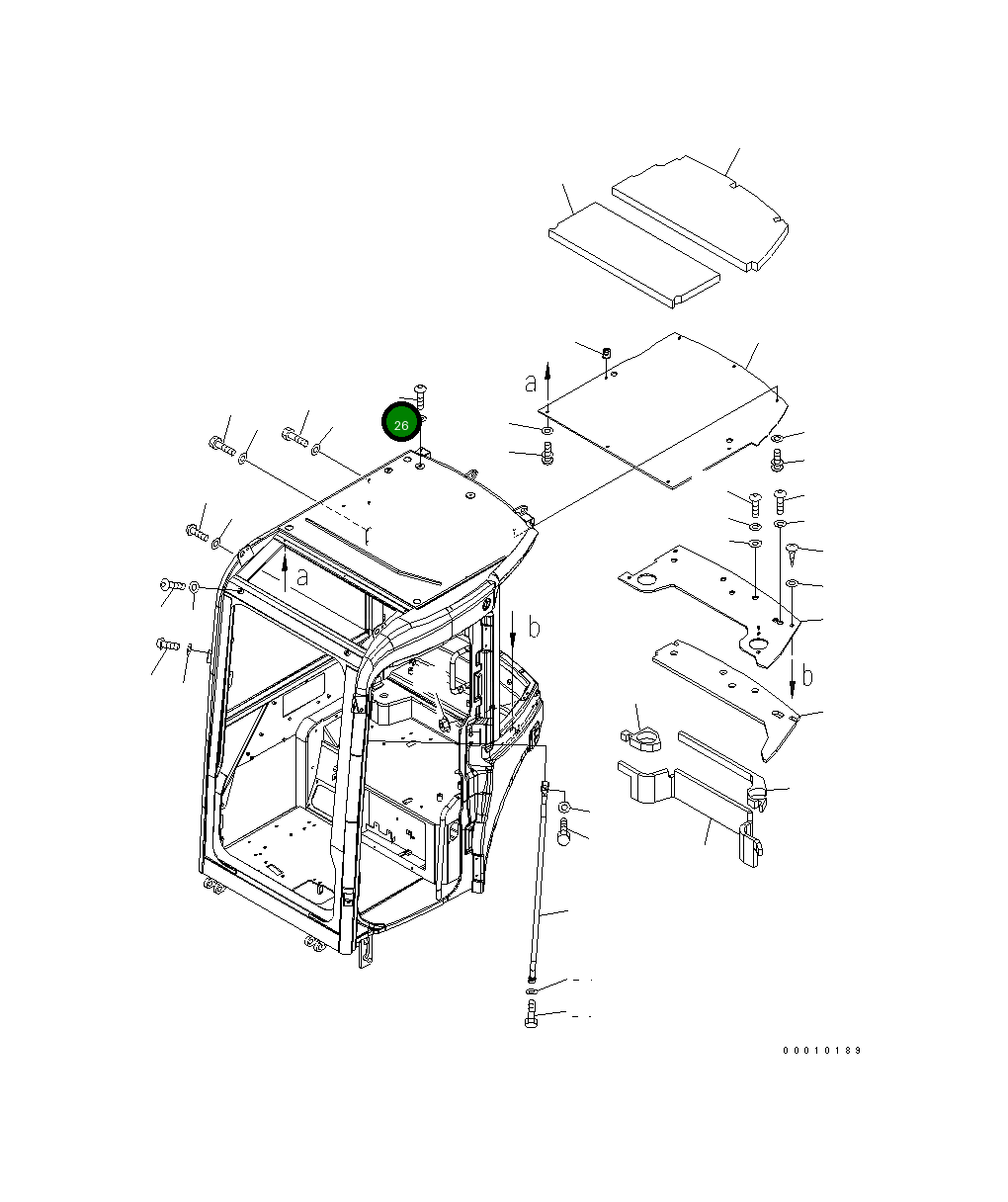 Болт 01245-01216  Komatsu