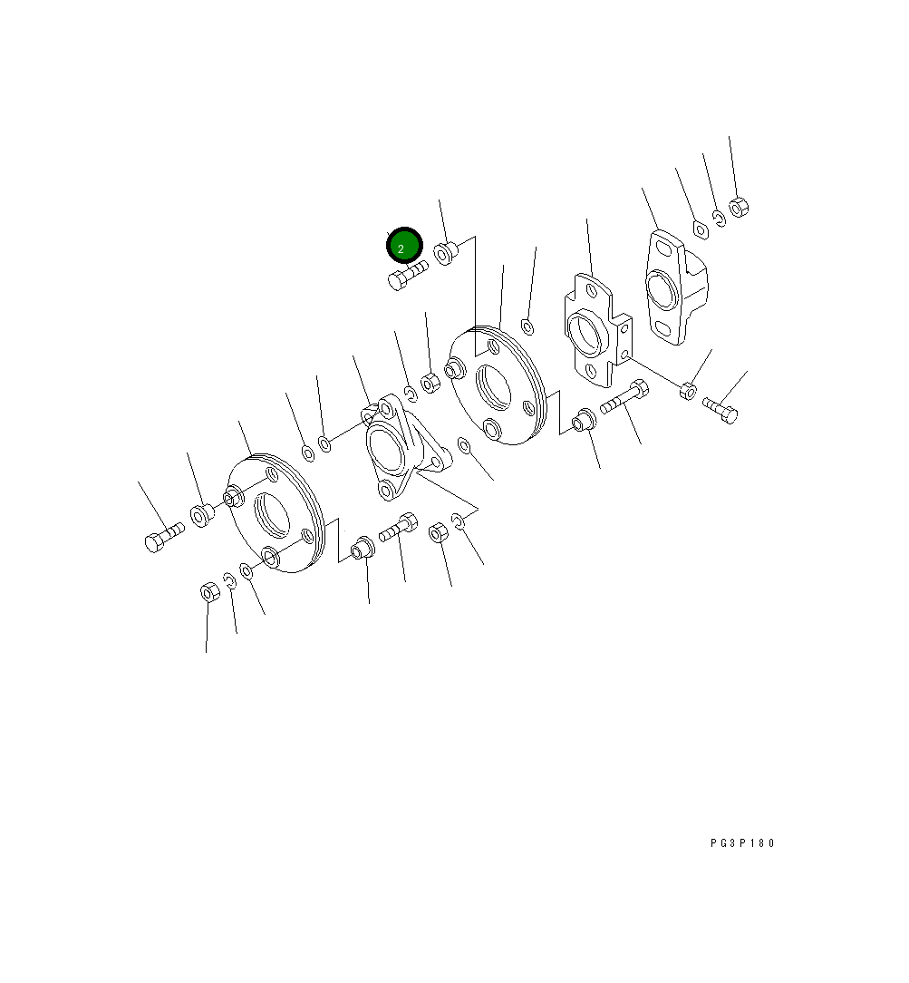 Болт DK156633-6800  Komatsu