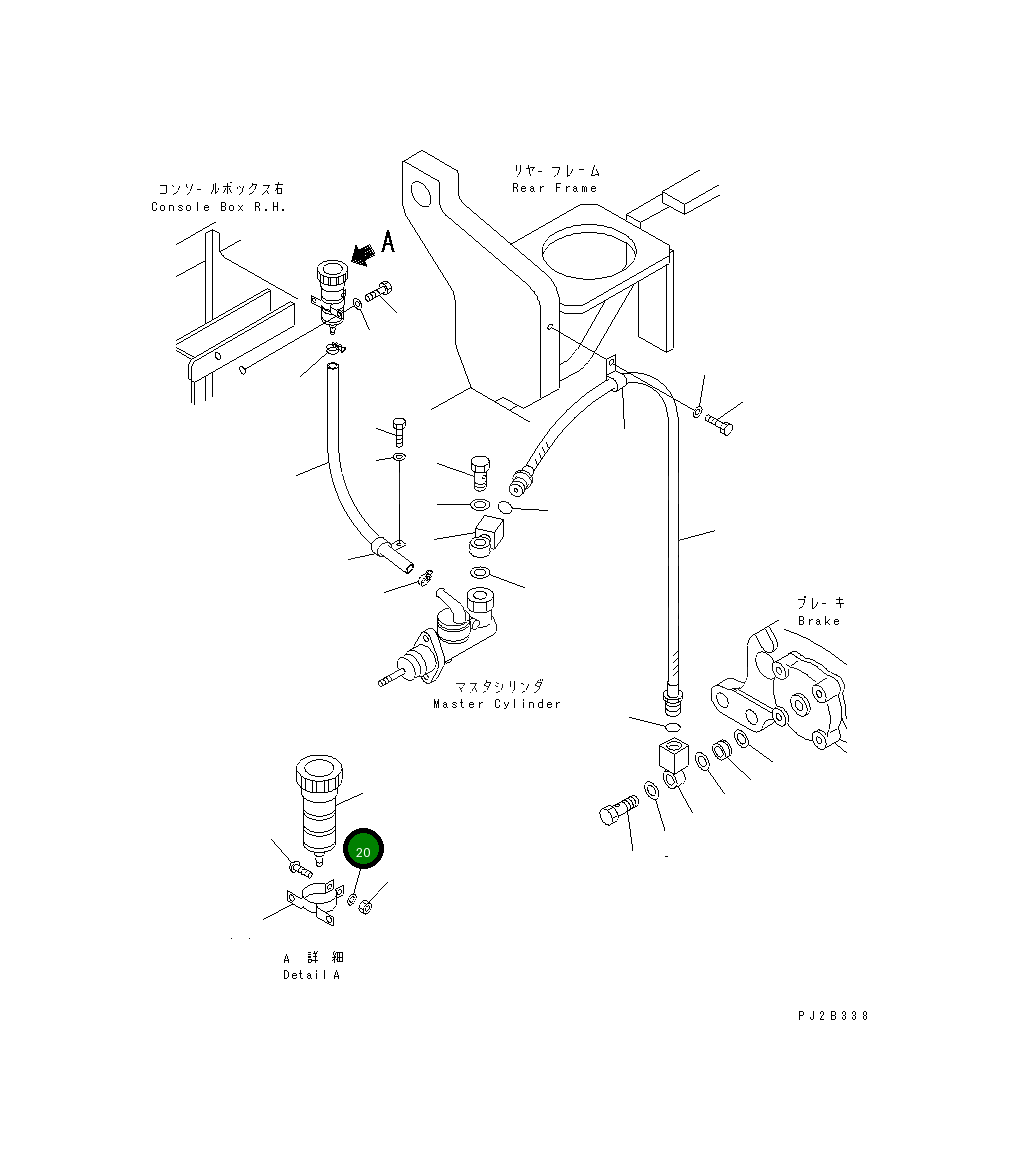 Болт 07372-51030  Komatsu