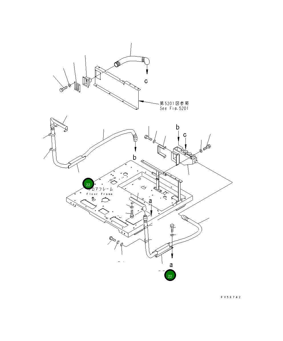 Крышка 23A-809-3440 Komatsu