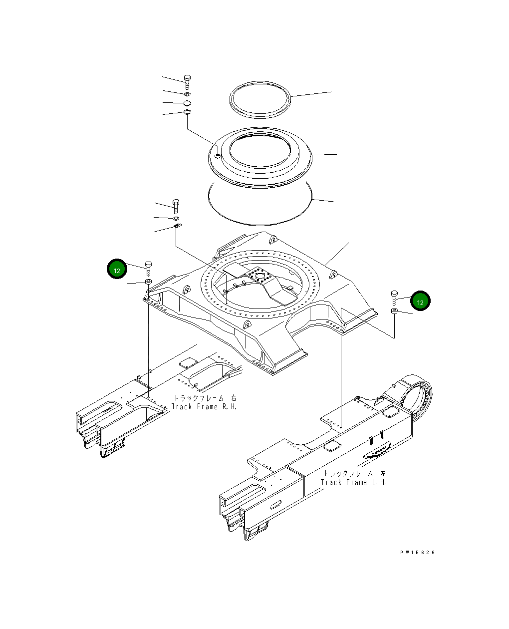 Болт 21N-30-11180 Komatsu
