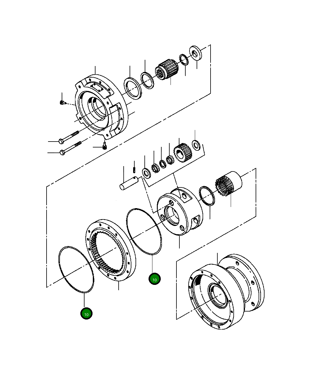 Кольцо уплотнительное (O-Ring) 134 441 Komatsu