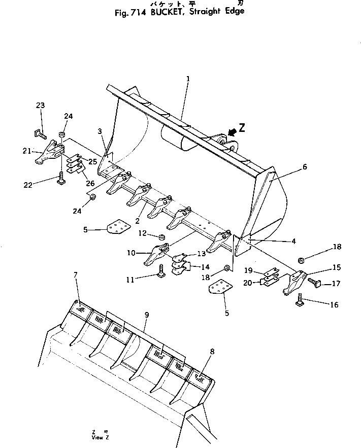 Болт 178-70-14120 Komatsu