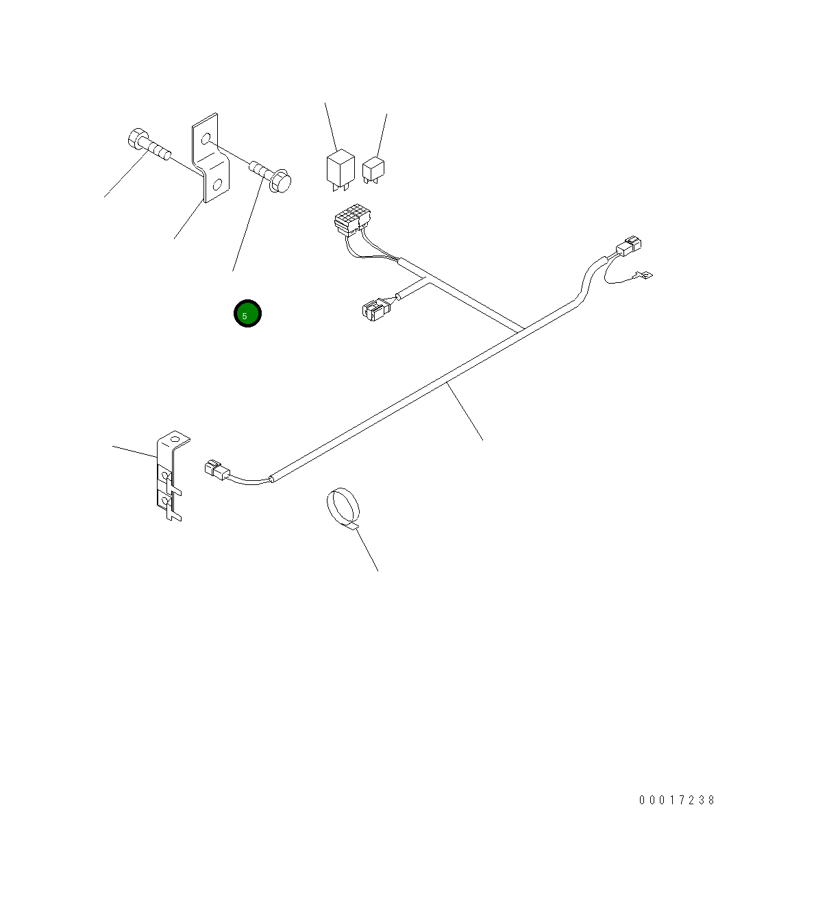 Болт 014350-0616 Komatsu