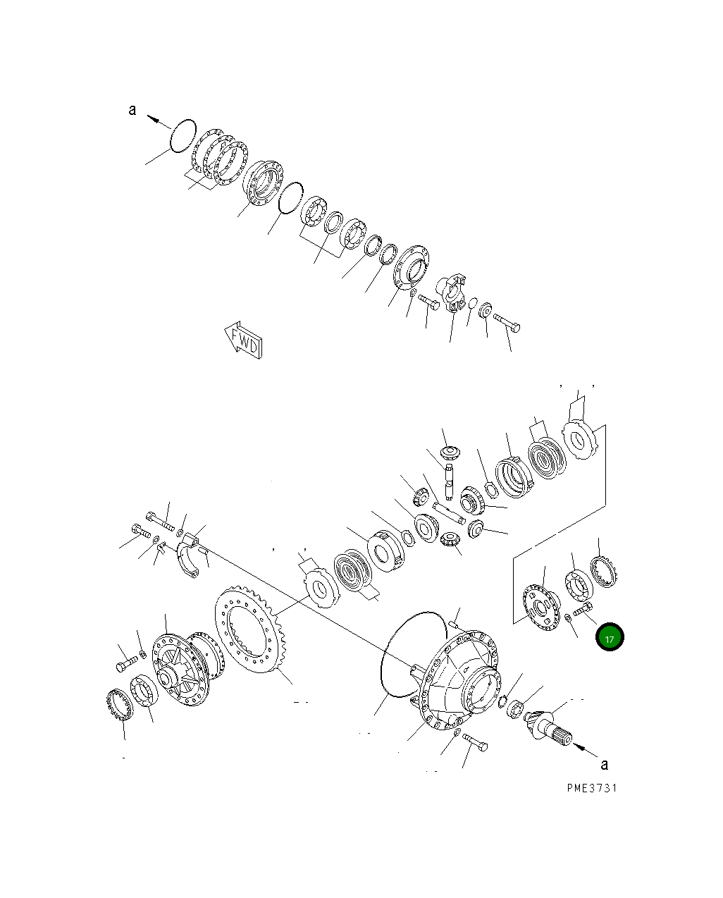 Болт 01010-61235 Komatsu
