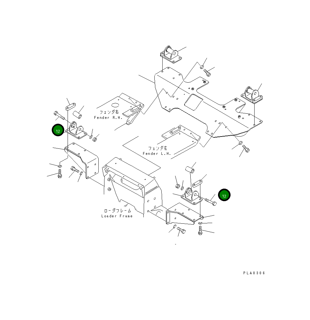 Болт 141-978-2150 Komatsu