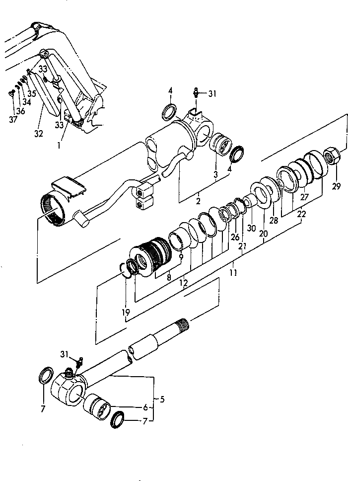 Болт YM26116-100162  Komatsu