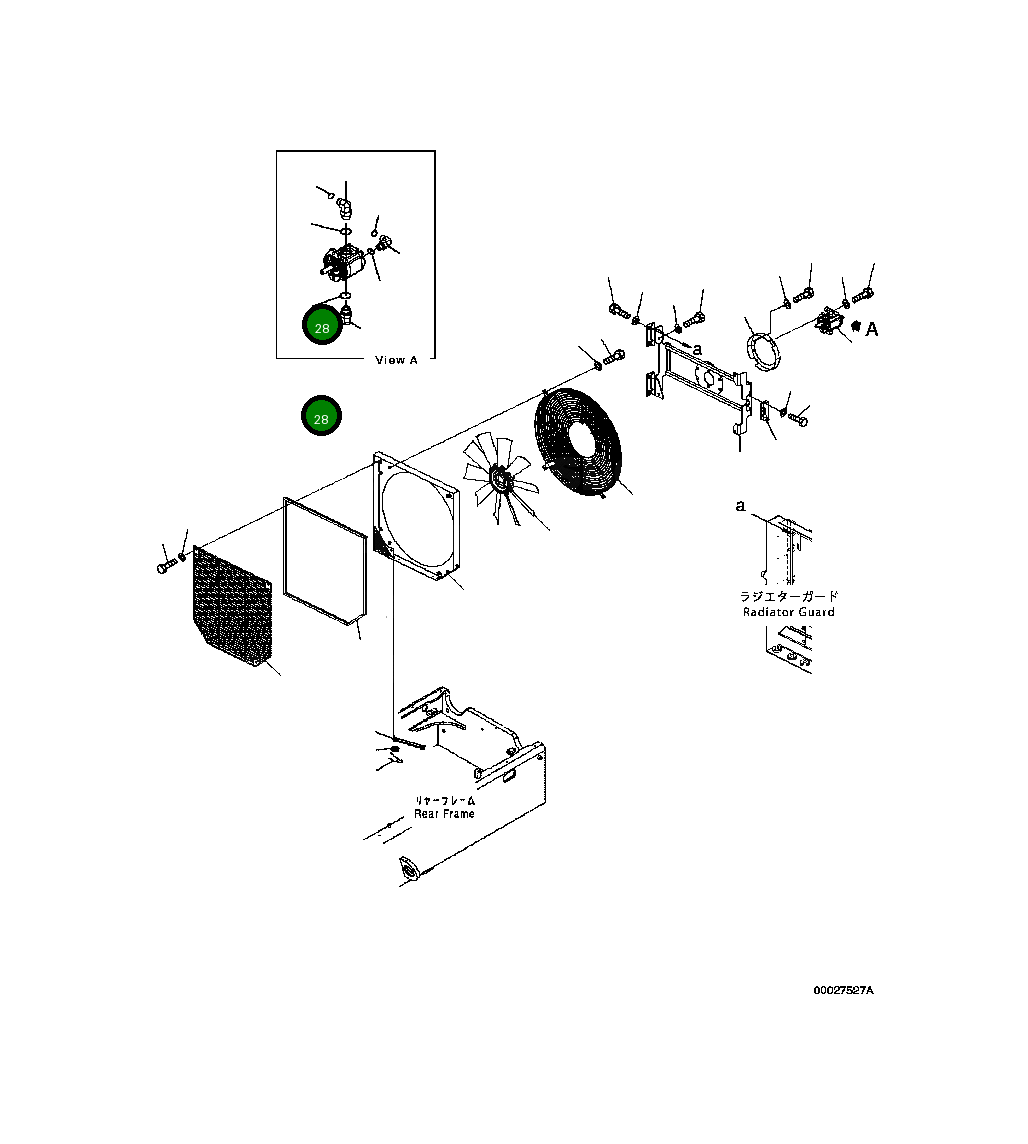 Кольцо уплотнительное (O-Ring) 417-03-B3320 Komatsu
