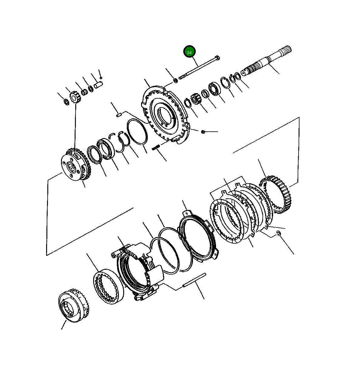 Болт 424-15-11250 Komatsu