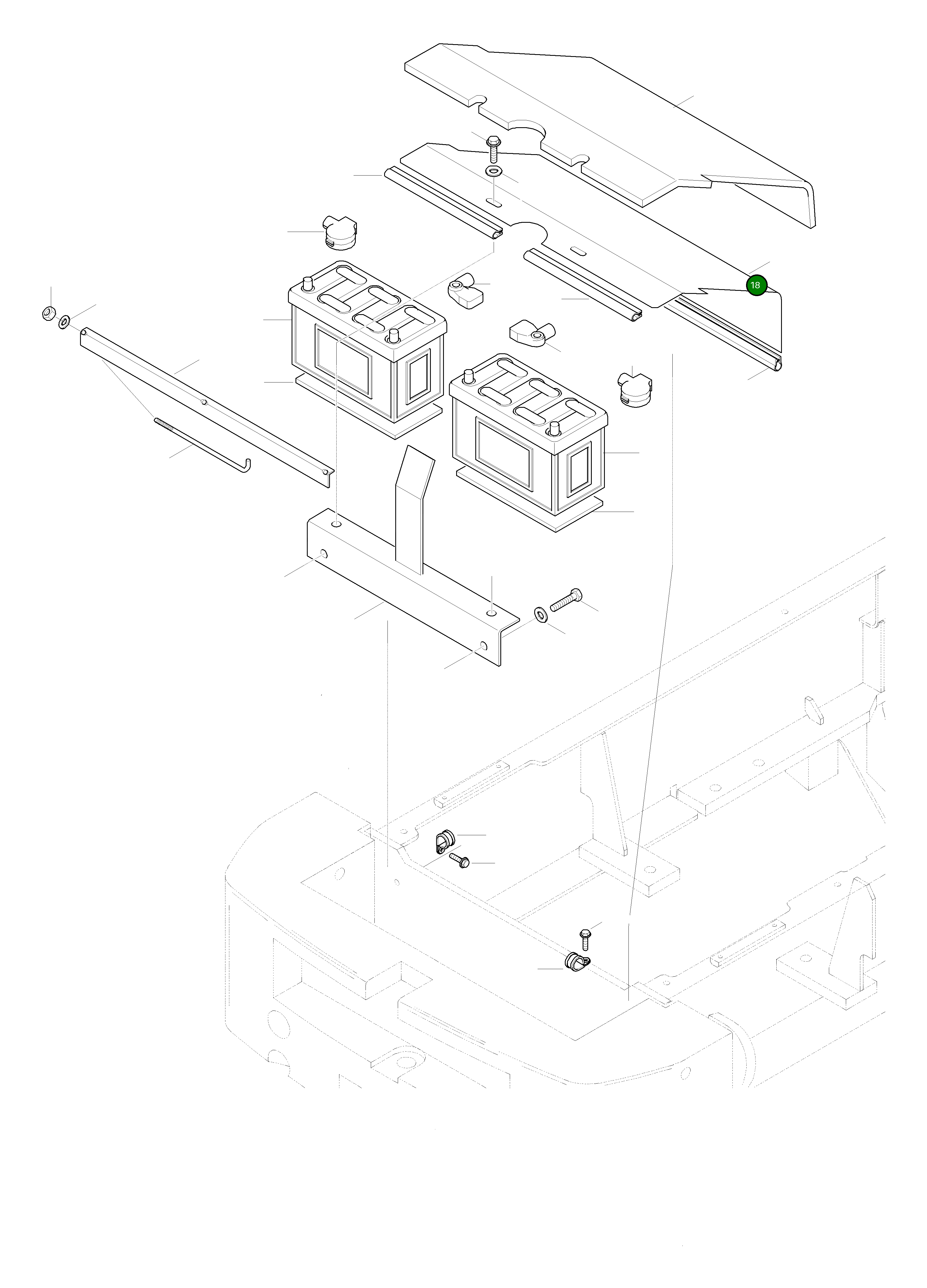 Крышка 42Y-06-H4A70 Komatsu