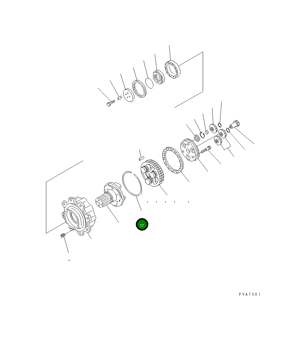 Кольцо TZ501S1020-00  Komatsu