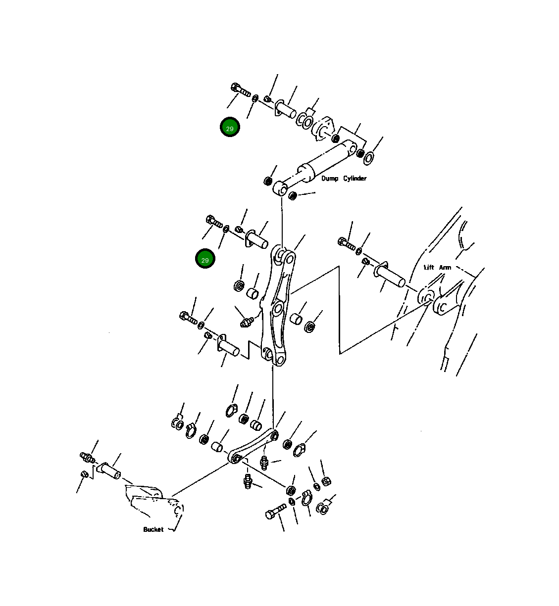 Болт 10101-82035 Komatsu