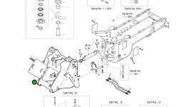 Крышка 4621-3647A Komatsu