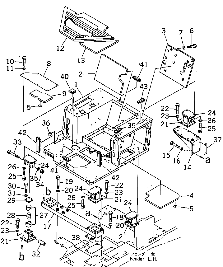 Болт 01011-62045 Komatsu