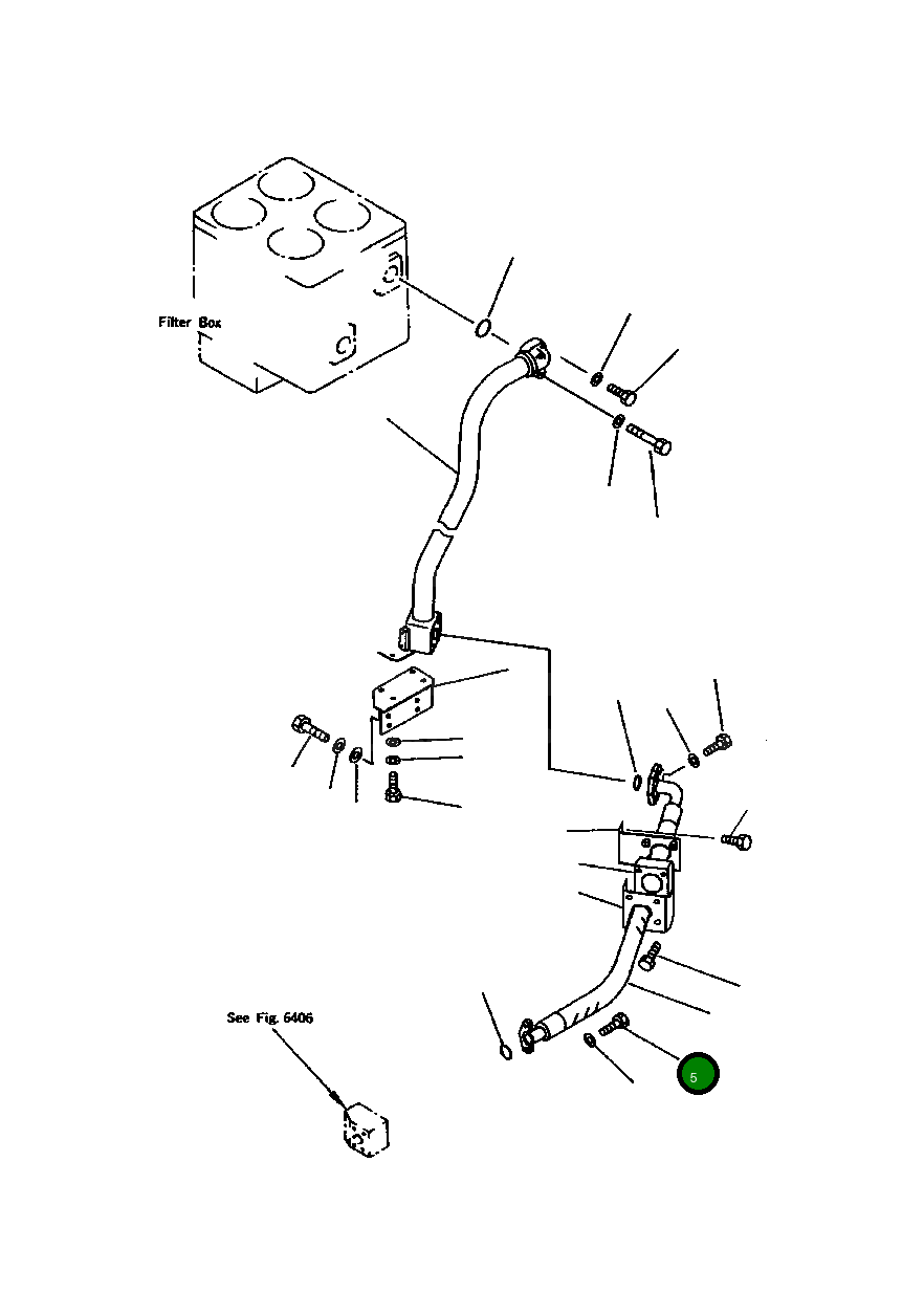 Болт 07232-21240 Komatsu