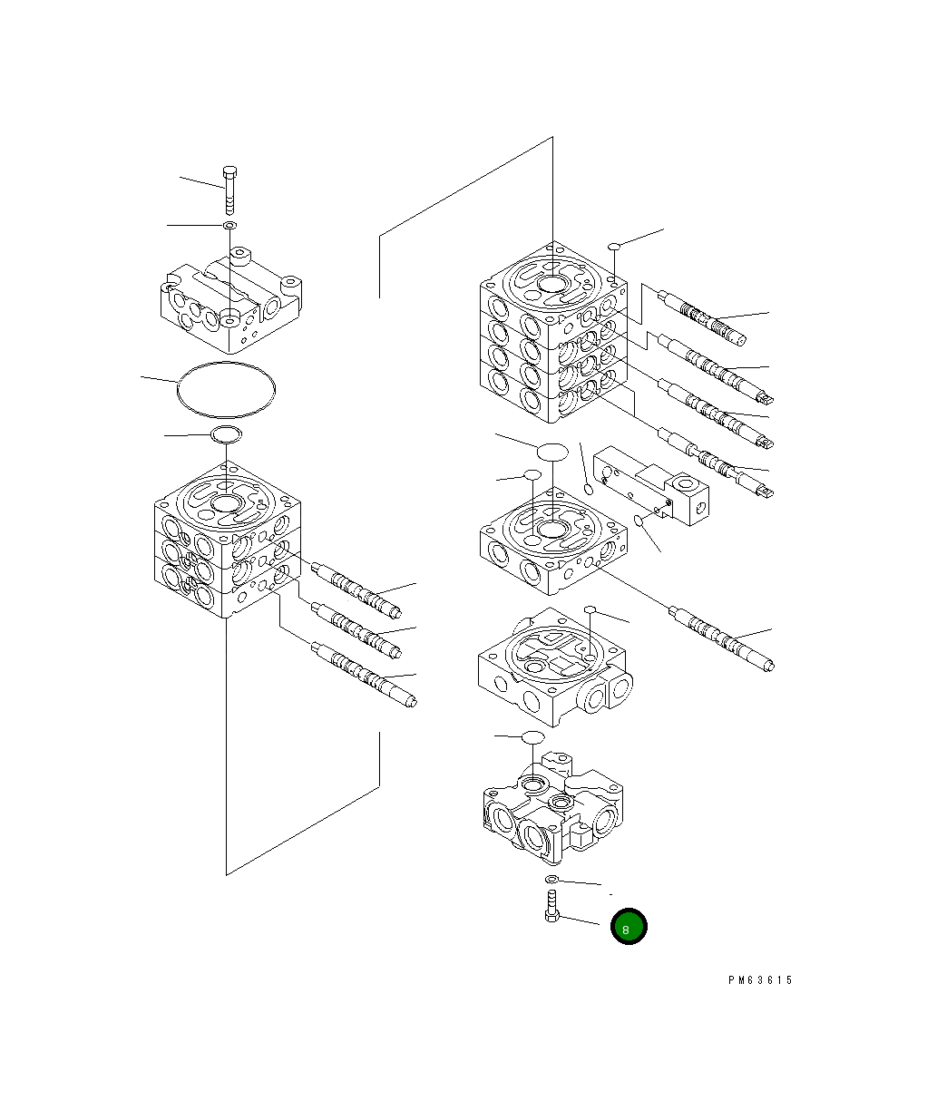 Болт 723-11-19120 Komatsu
