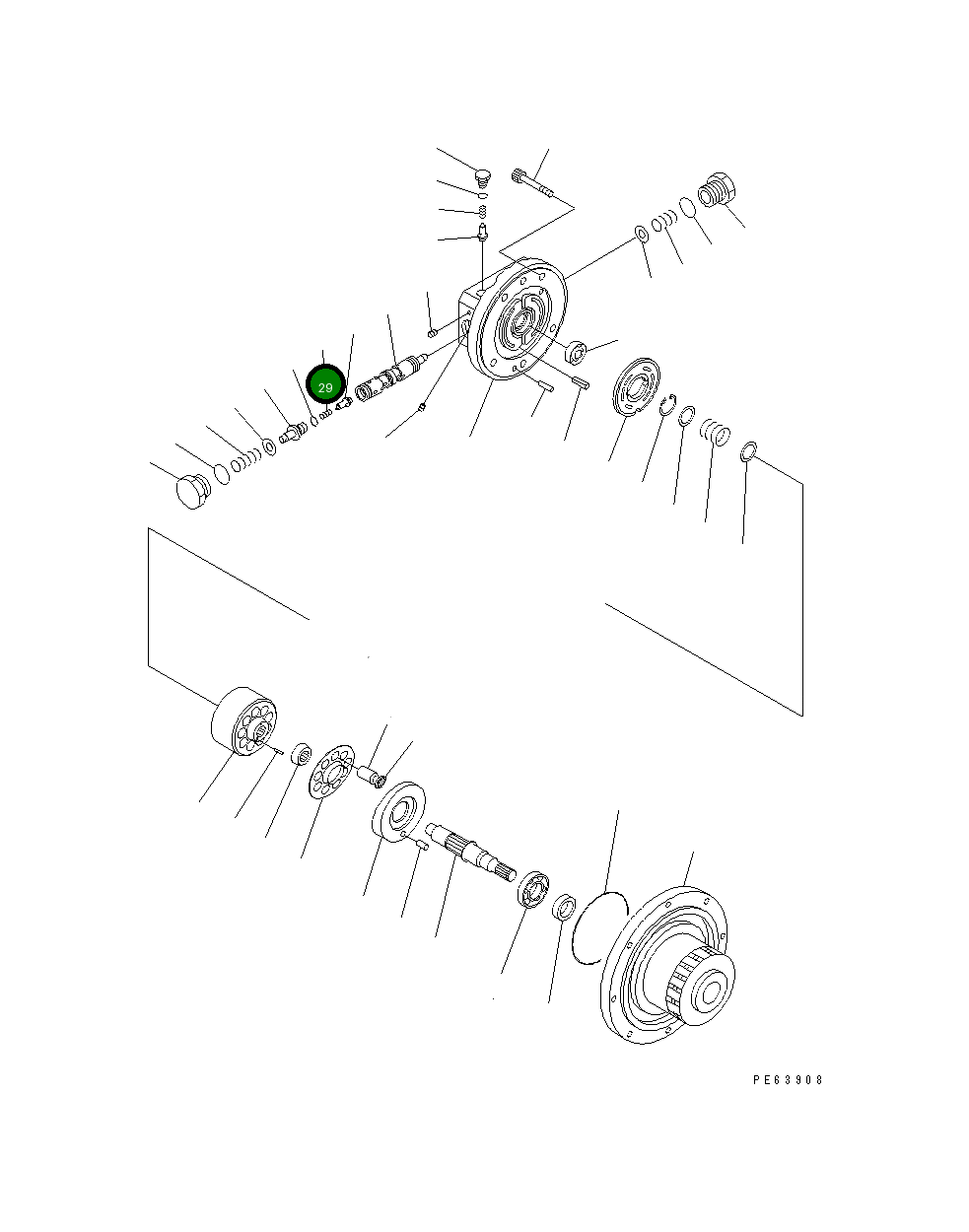 Кольцо уплотнительное (O-Ring) 20P-60-71320 Komatsu