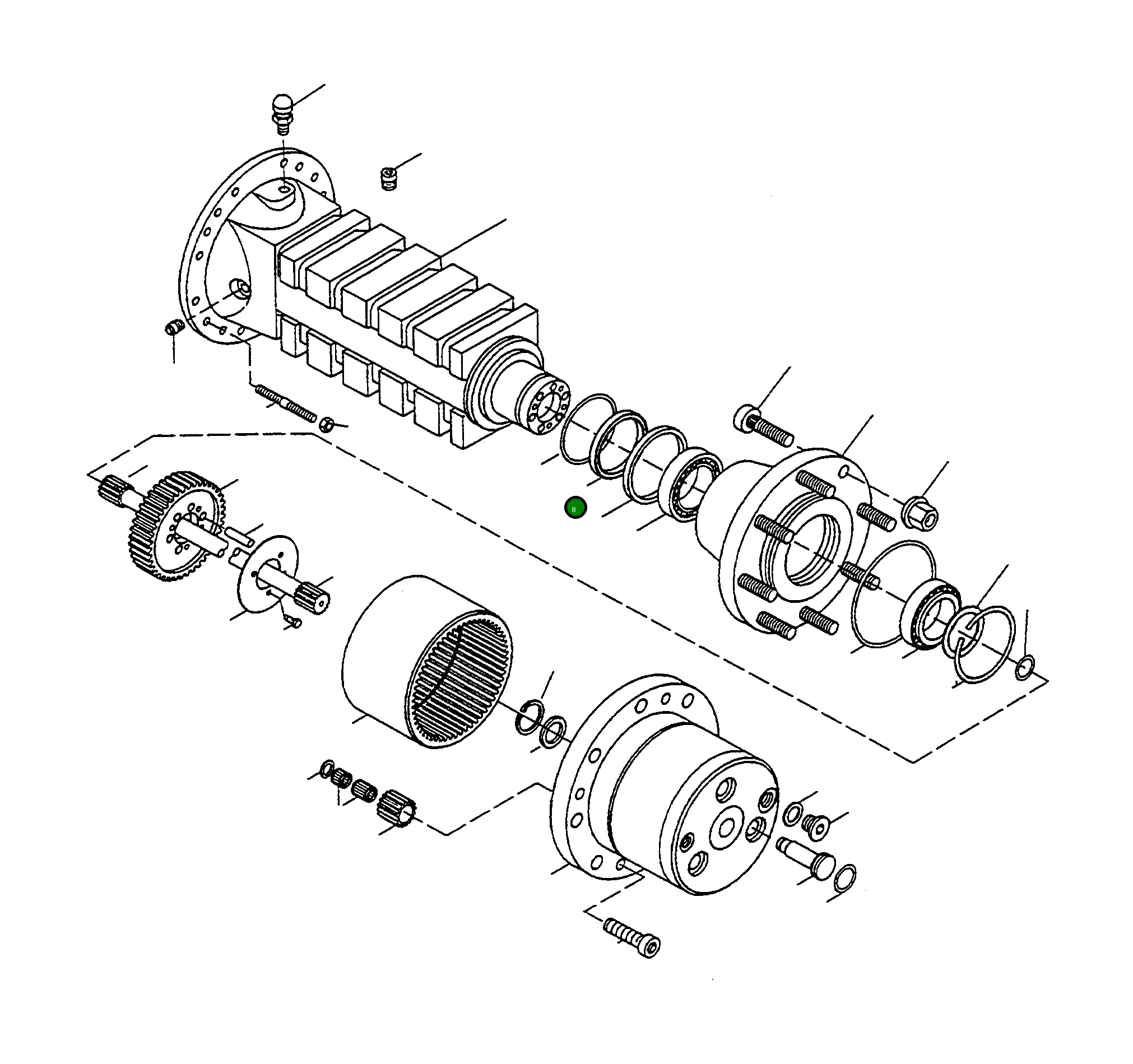 Кольцо 4919047M1 Komatsu