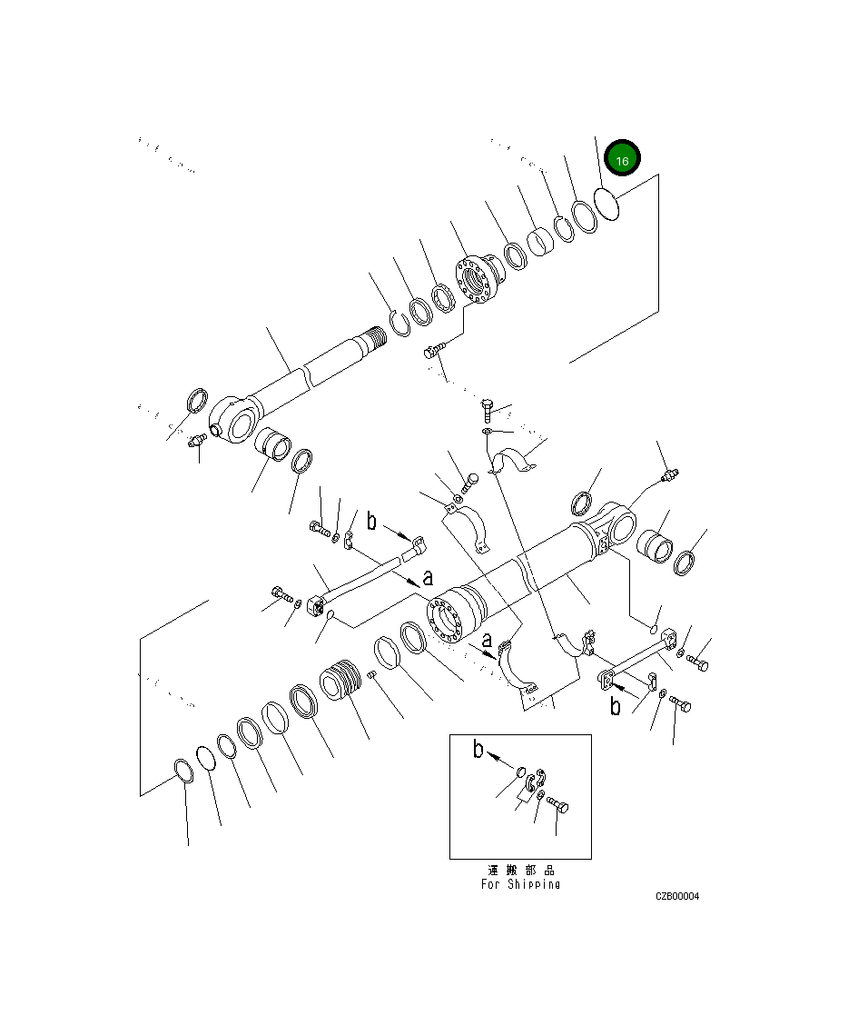 Кольцо уплотнительное (O-Ring) 07000-B5140  Komatsu