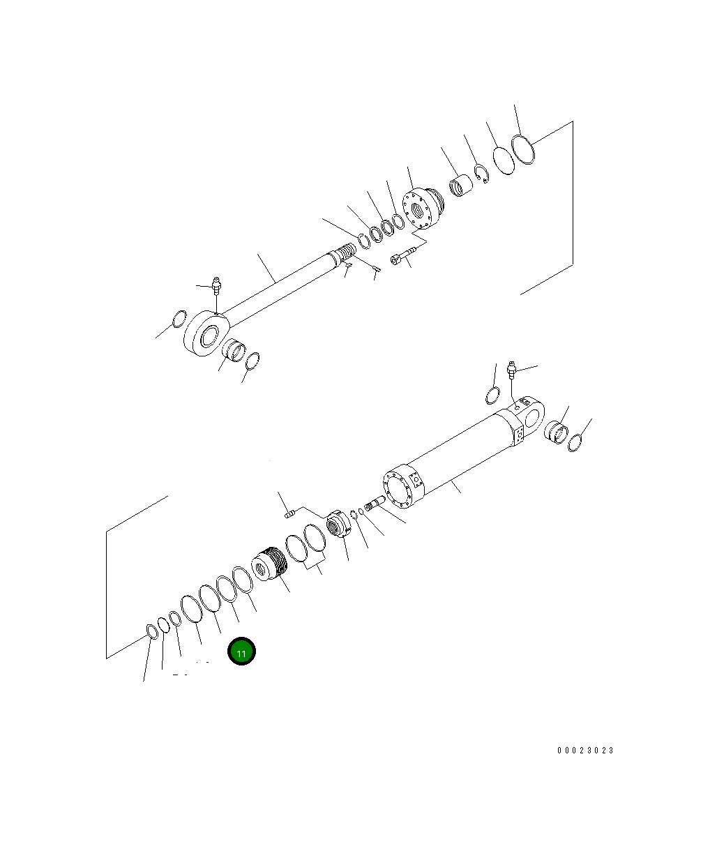 Кольцо DM50191398  Komatsu