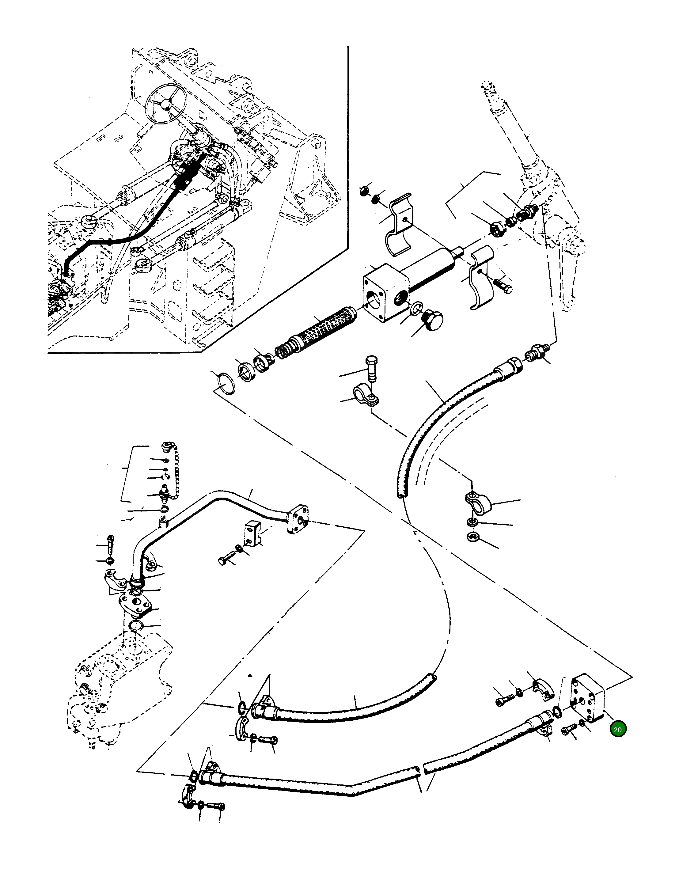 Крышка 3078413M1 Komatsu