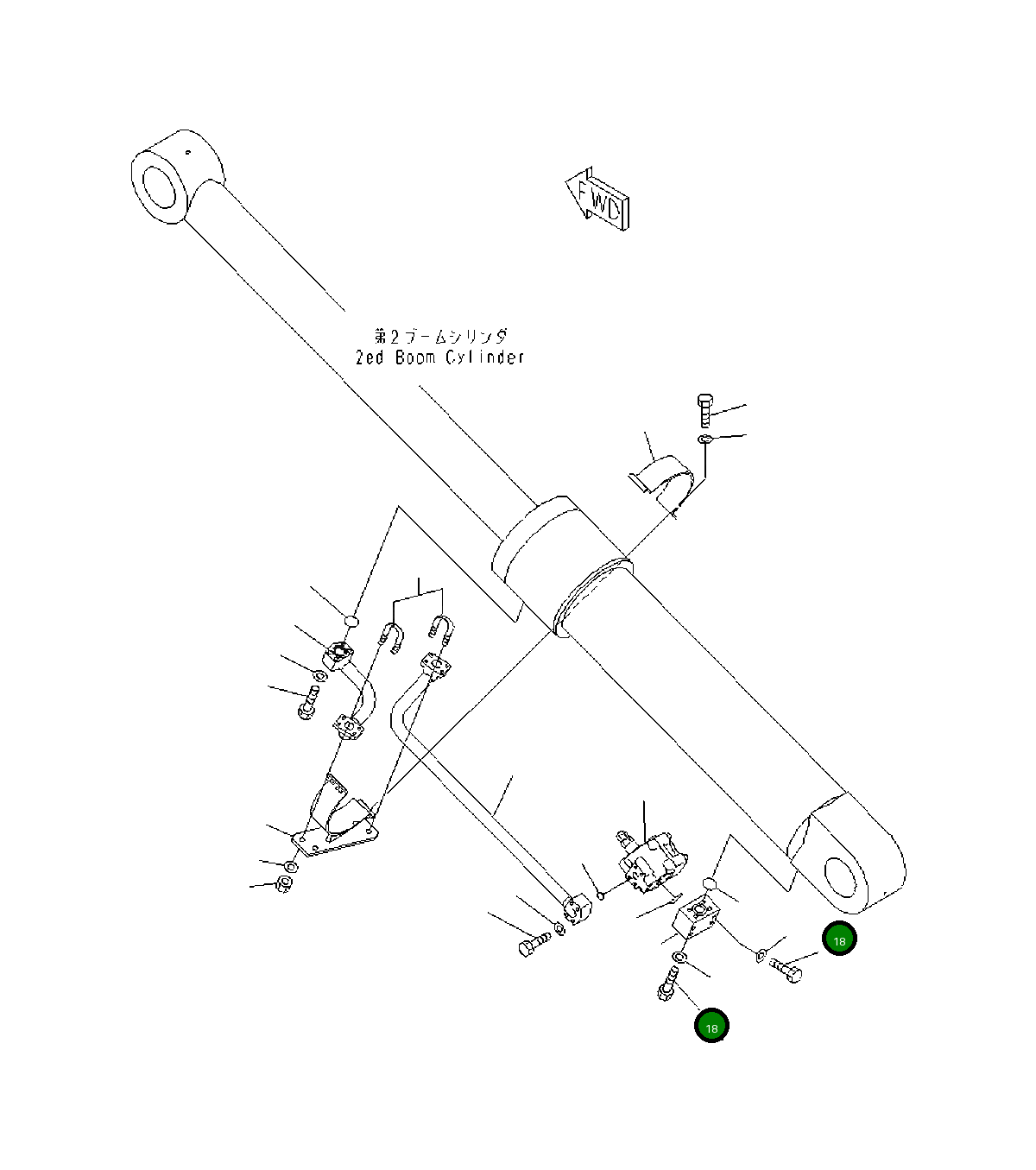 Болт 0101081090 Komatsu