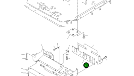 Крышка 41E-W93-1370 Komatsu