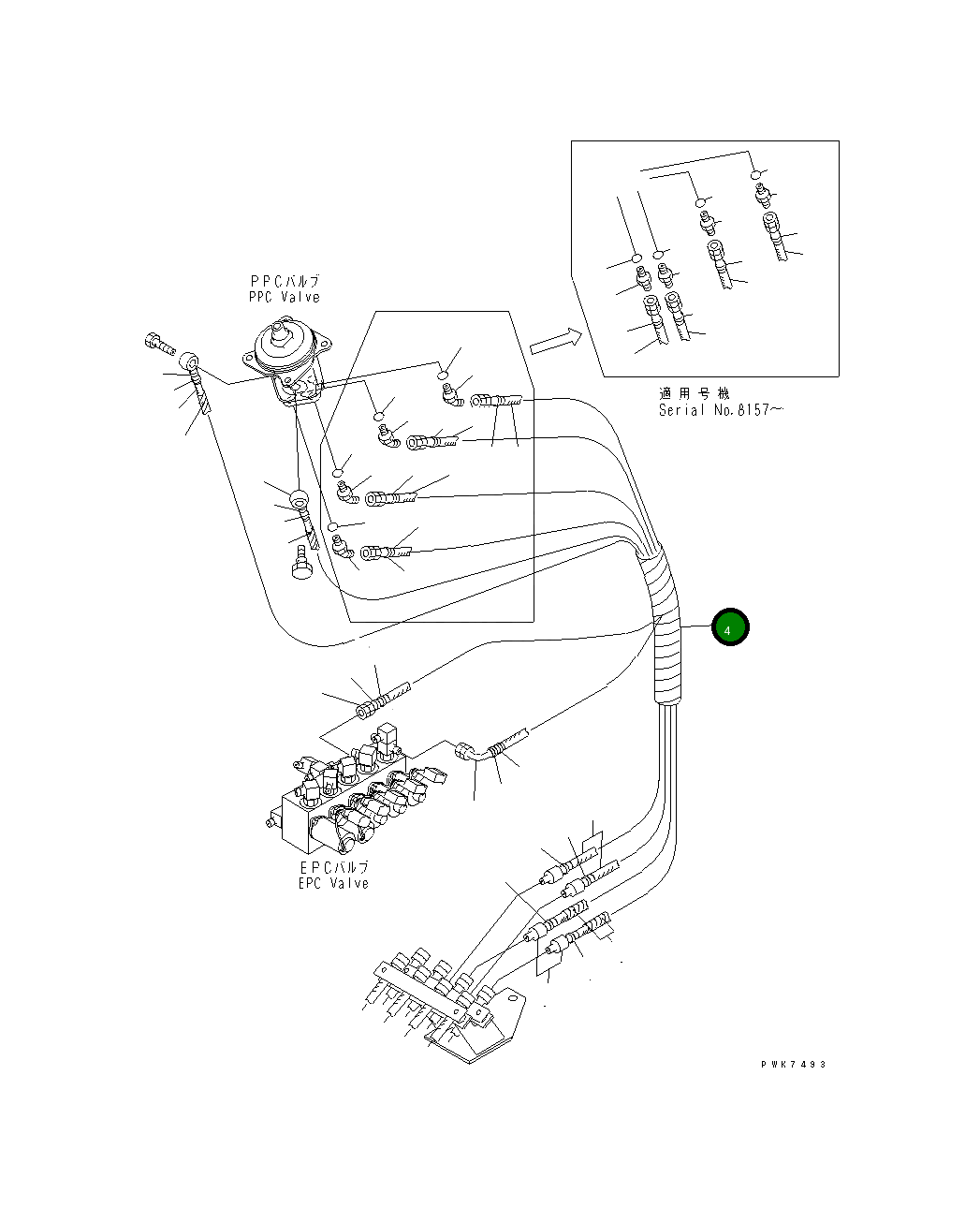 Крышка 21X-62-34350 Komatsu