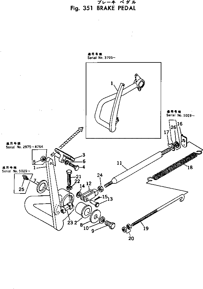 Болт 232-43-31410  Komatsu