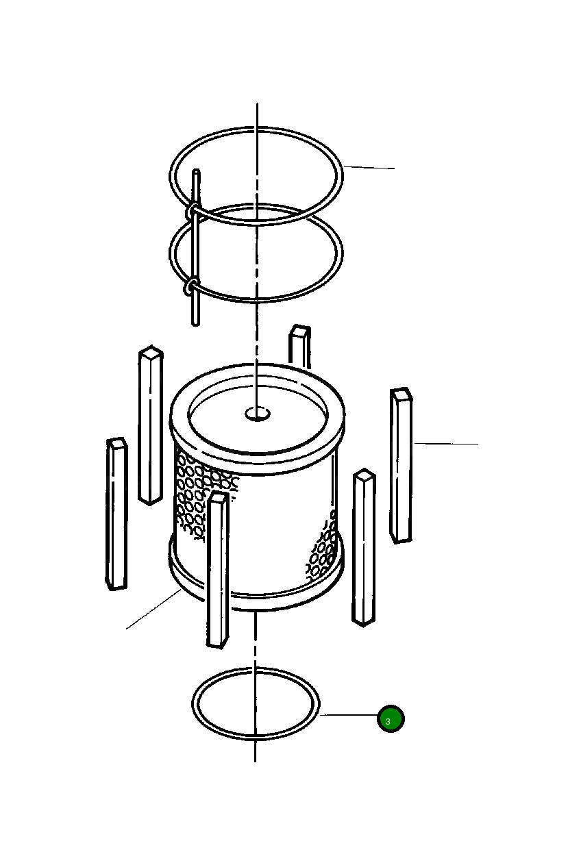 Кольцо уплотнительное (O-Ring) 652 226 R1 Komatsu
