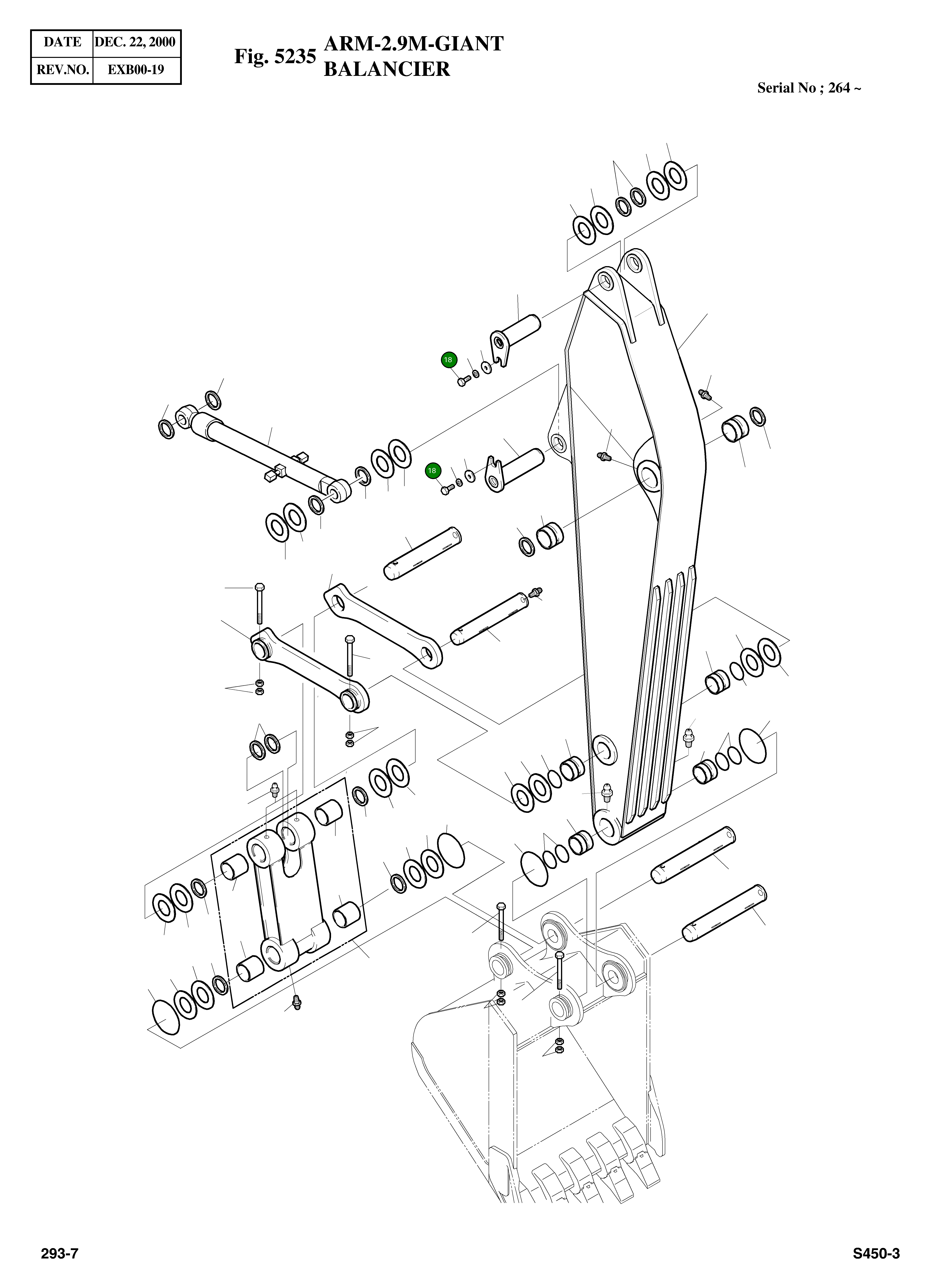 Болт S0521361  Komatsu
