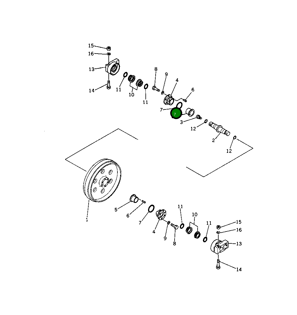 Крышка 201-30-27650 Komatsu