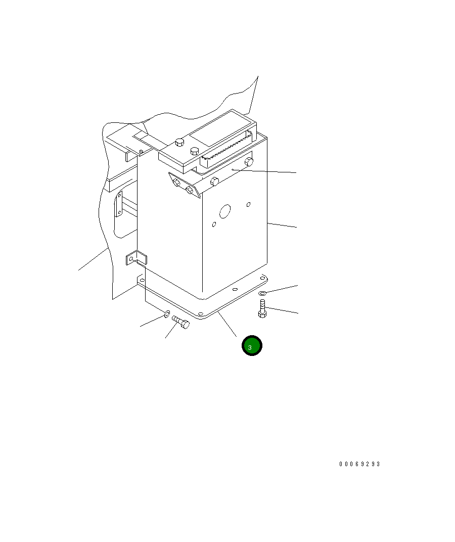 Крышка 418-60-A1220  Komatsu